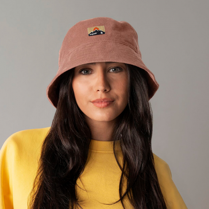 Bucket Hat din velur, bumbac organic [2]