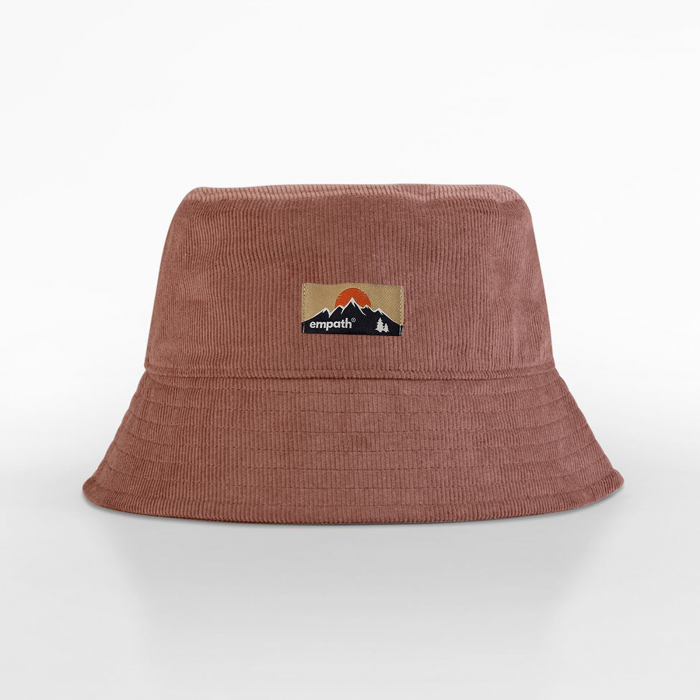 Bucket Hat din velur, bumbac organic