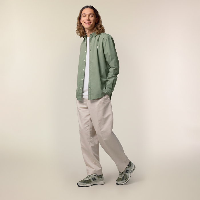 Camasa barbati, relaxed fit, Styler, Logo brodat [4]