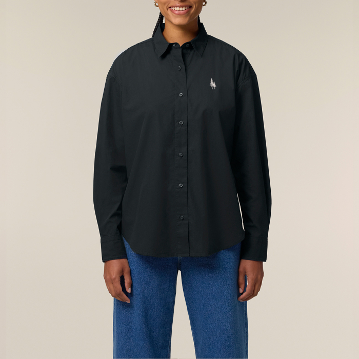 Women's Shirt, relaxed, Embroidered Logo [4]