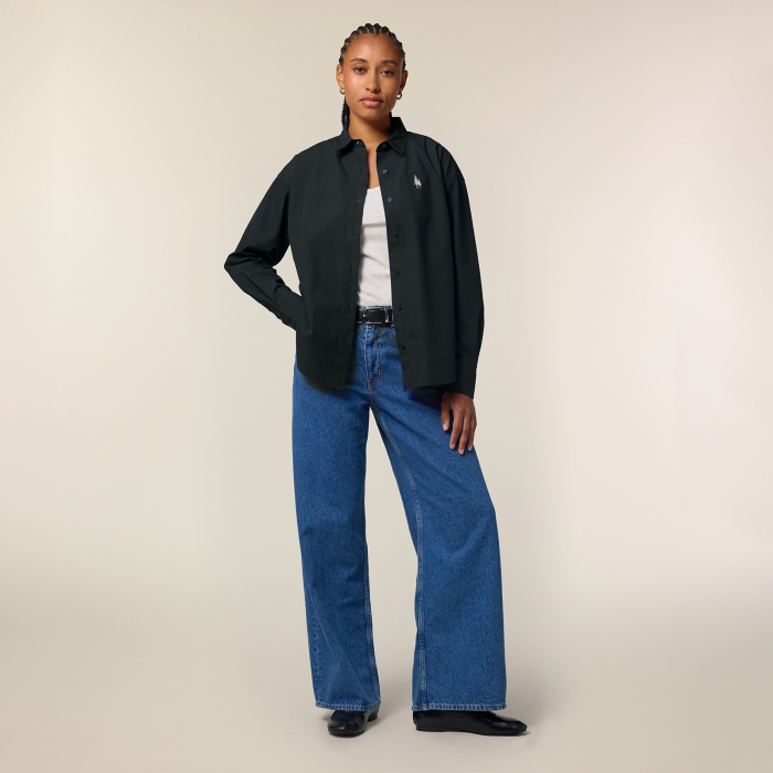 Women's Shirt, relaxed, Embroidered Logo [3]