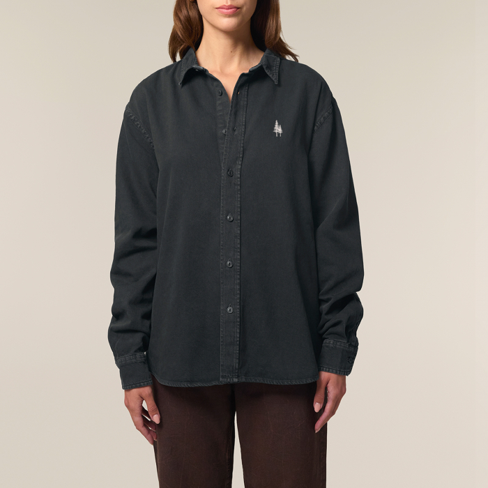 Unisex's Shirt, oversized, Embroidered Logo [3]