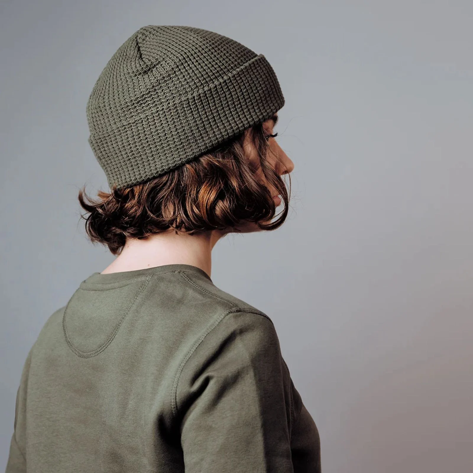 Waffle Beanie, Organic Cotton [2]