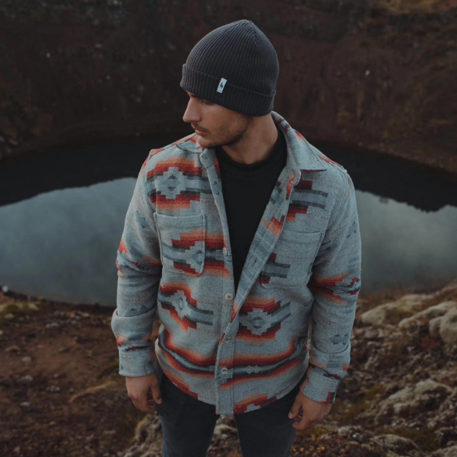 Waffle Beanie, Organic Cotton [2]