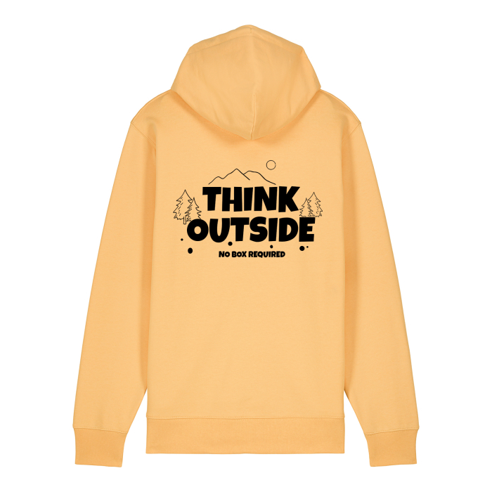 Hanorac gros cu fermoar, Think outside [2]
