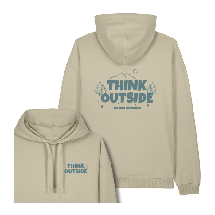 Hanorac oversized unisex , Think Outside [1]