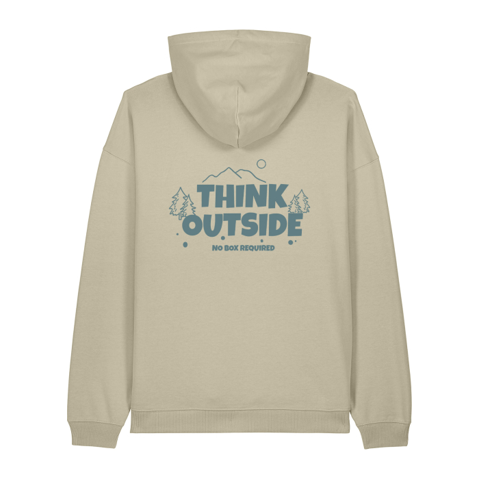 Hanorac oversized unisex , Think Outside [2]