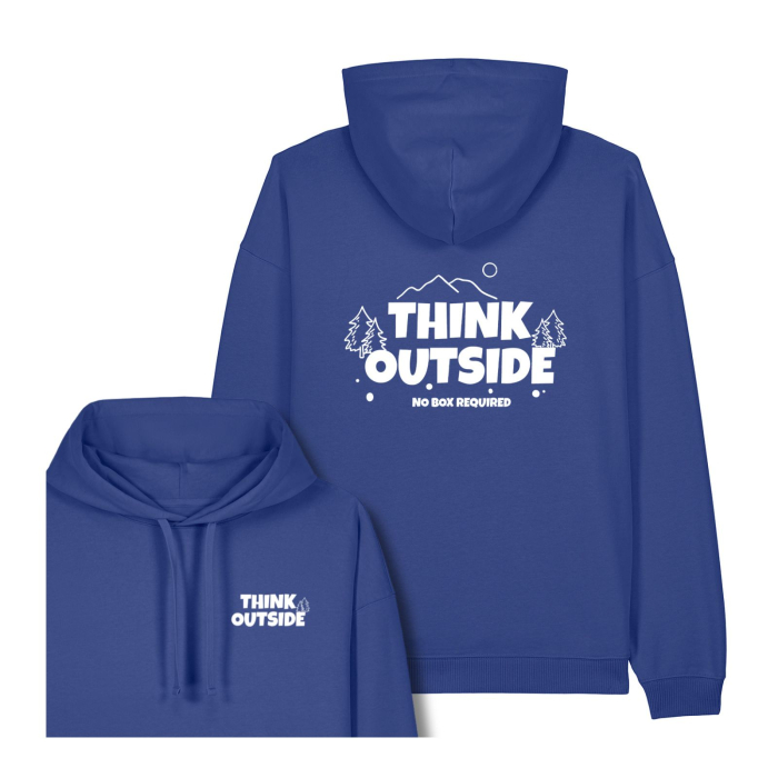 Hanorac oversized unisex , Think Outside [1]