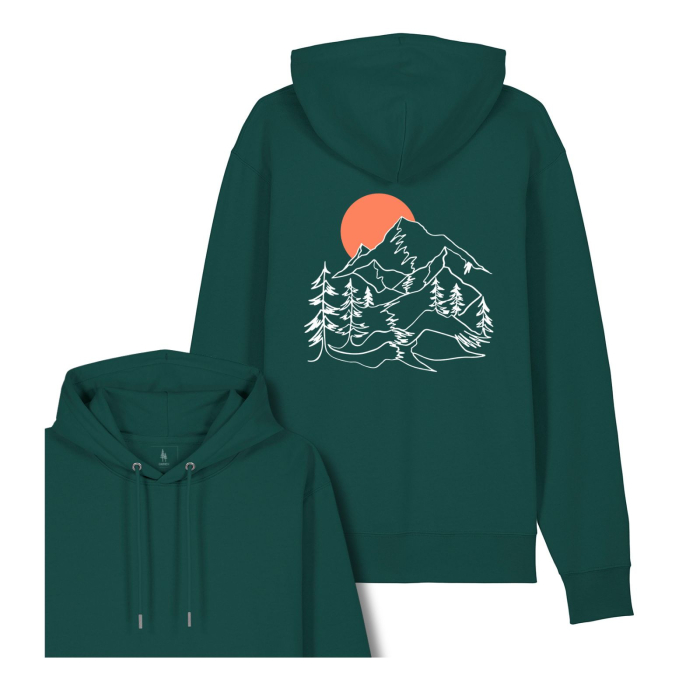 Hanorac premium unisex, Sunset Peaks [1]