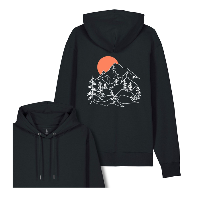 Hanorac premium unisex, Sunset Peaks [1]