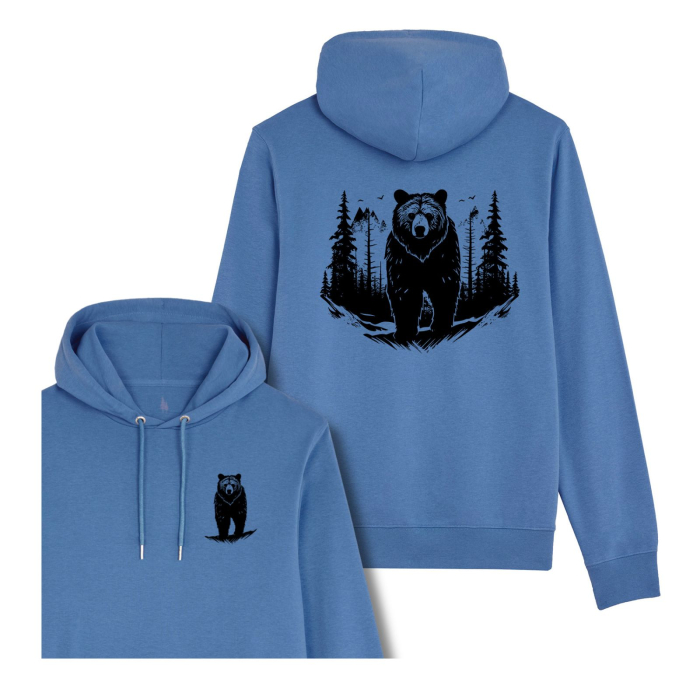 Hanorac subtire unisex, King of Woods [1]