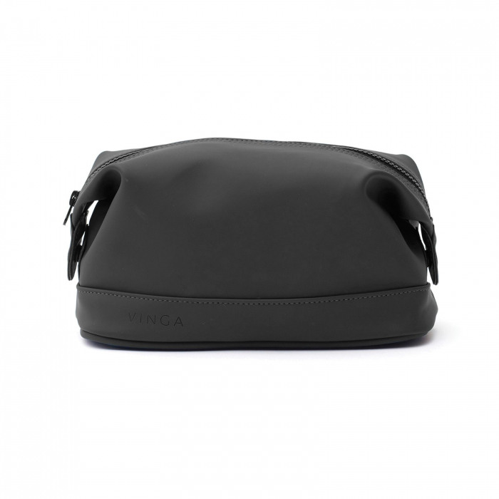 Water-Resistant Toiletry Bag, Vegan Leather [5]