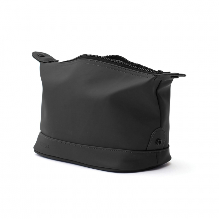Water-Resistant Toiletry Bag, Vegan Leather [3]