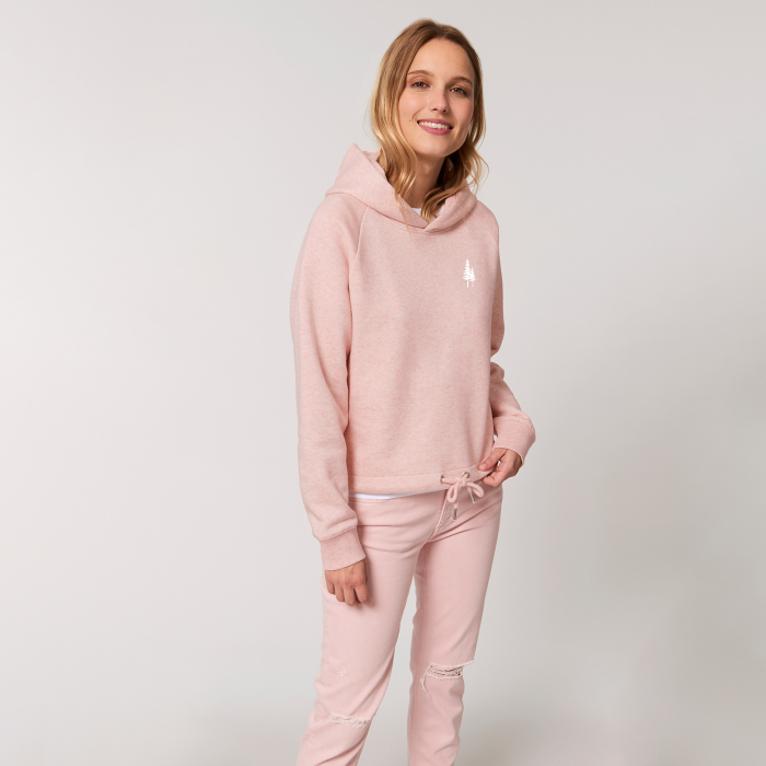 Women's Cropped Fit Hoodie, Logo [2]