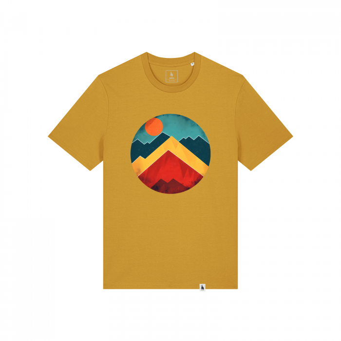 Tricou unisex, Abstract Mountains