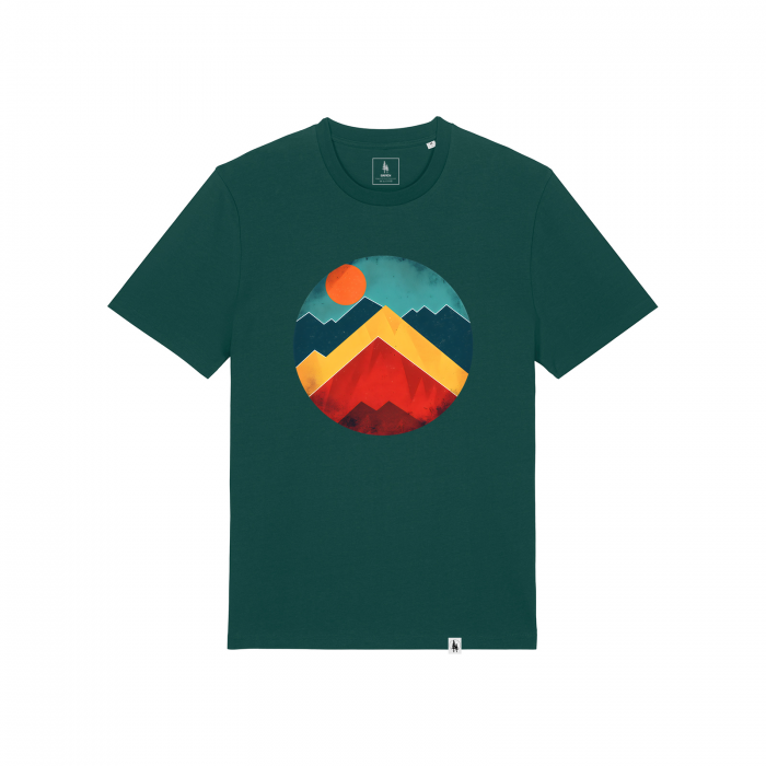 Tricou unisex, Abstract Mountains