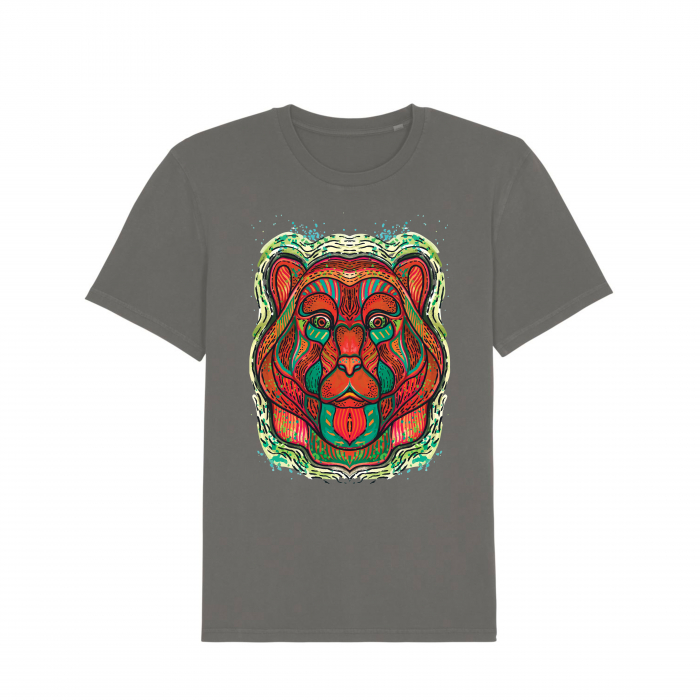 Psychedelic Bear - tricou unisex [4]