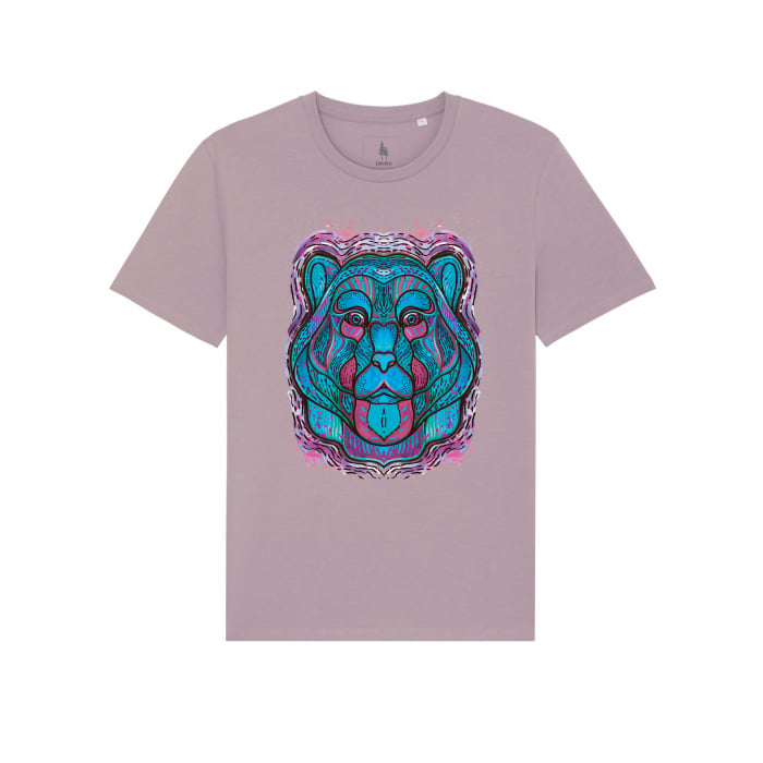 Psychedelic Blue Bear- tricou unisex [2]
