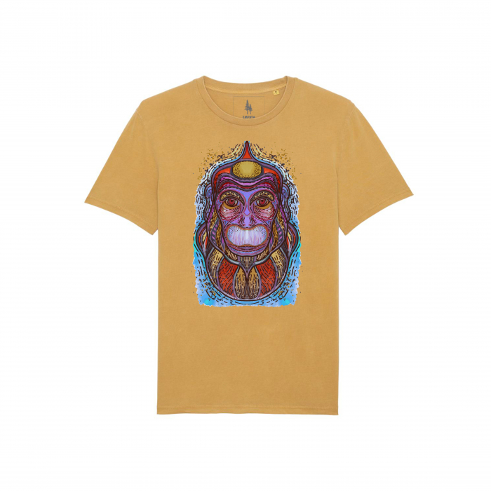 Psychedelic Monkey - tricou unisex [5]
