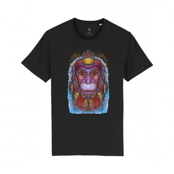 Psychedelic Monkey - tricou unisex [4]