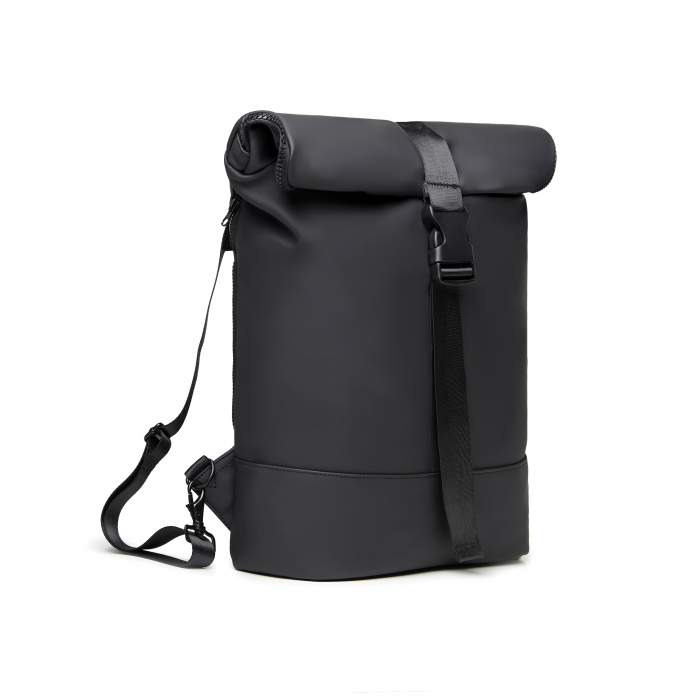 Elegant Roll-Top Laptop Backpack [3]