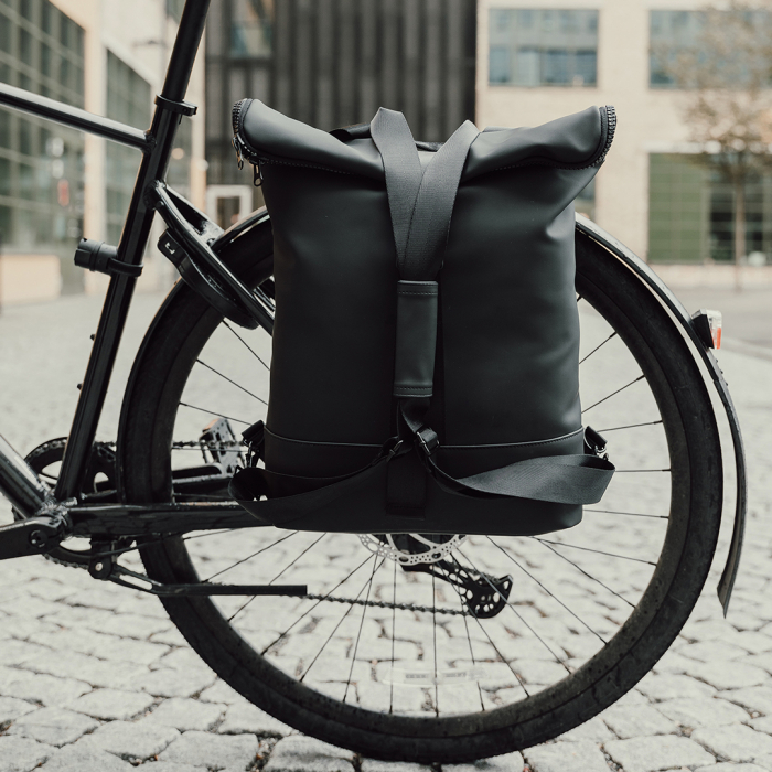 Elegant Roll-Top Laptop Backpack [7]