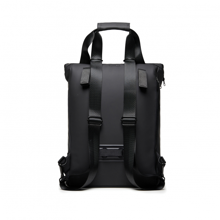 Elegant Roll-Top Laptop Backpack [2]