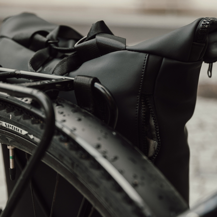 Elegant Roll-Top Laptop Backpack [8]