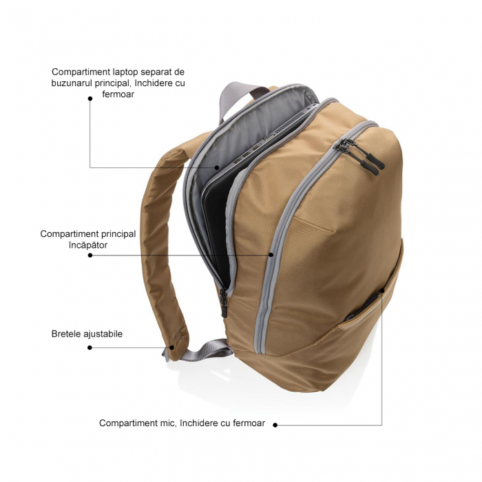 Rucsac laptop 15.6'' din poliester reciclat [8]