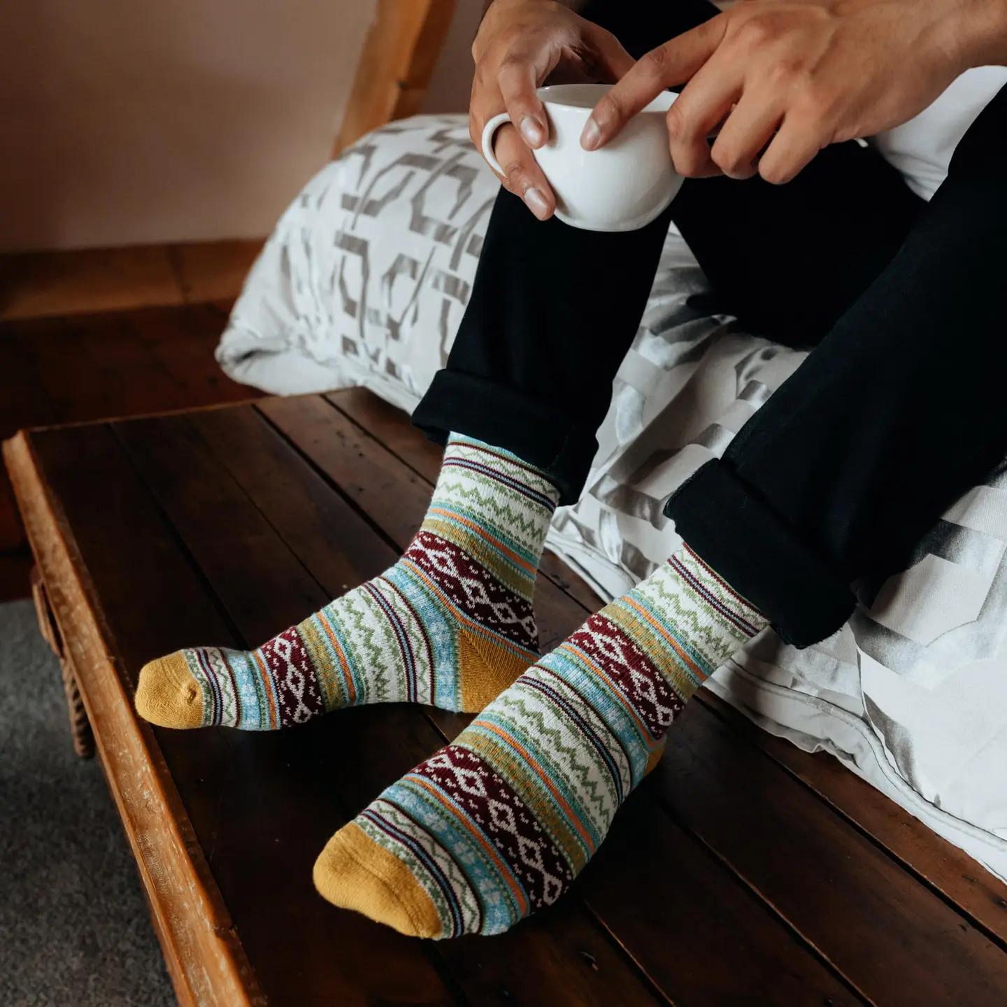 Nordic Pattern Socks – Nora Model [4]