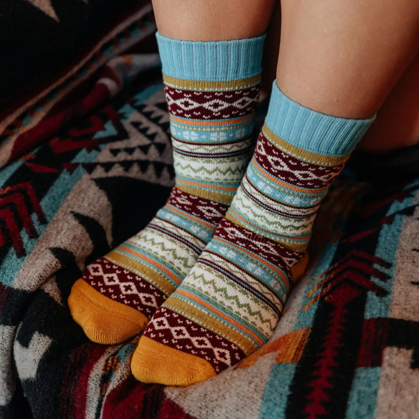 Nordic Pattern Socks – Nora Model [5]
