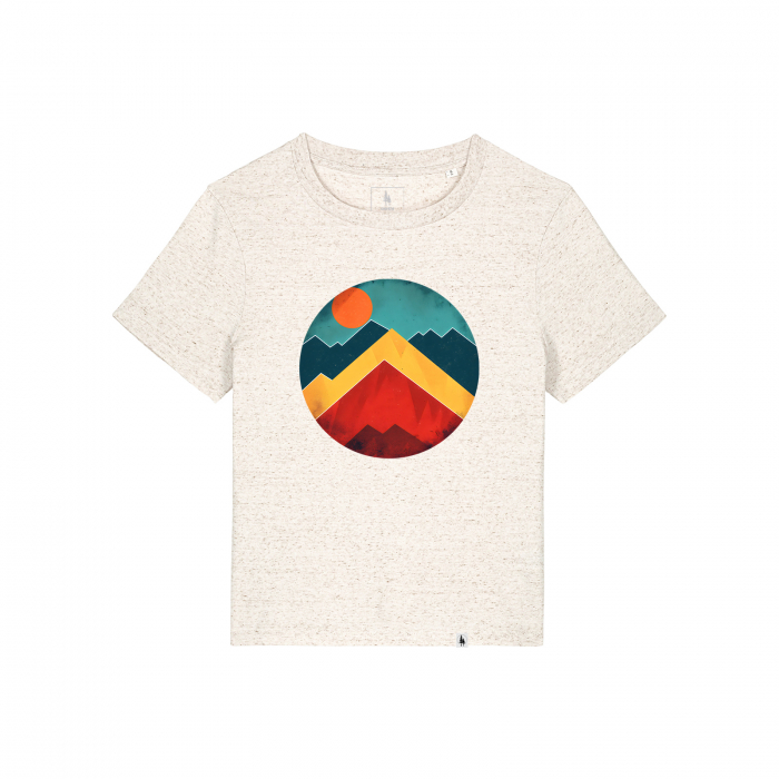 Tricou dama Abstract Mountains