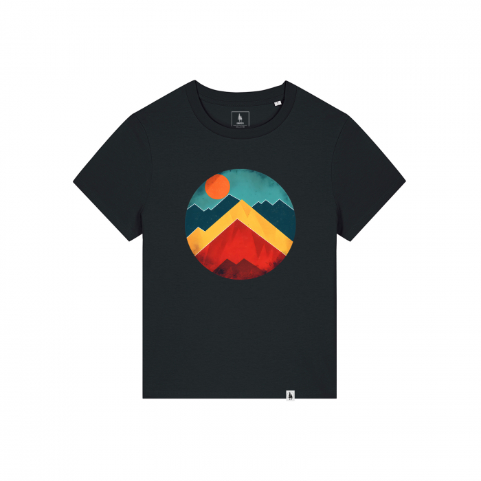 Tricou dama Abstract Mountains