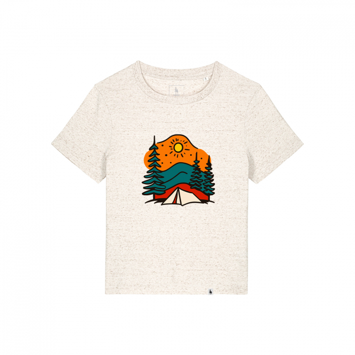 Tricou dama, Camping under the stars