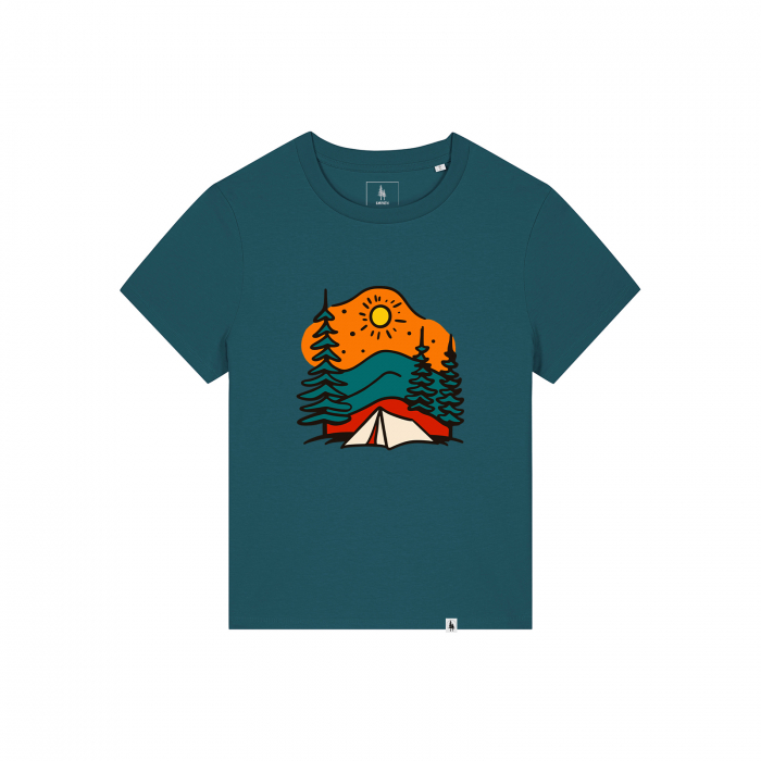 Tricou dama, Camping under the stars