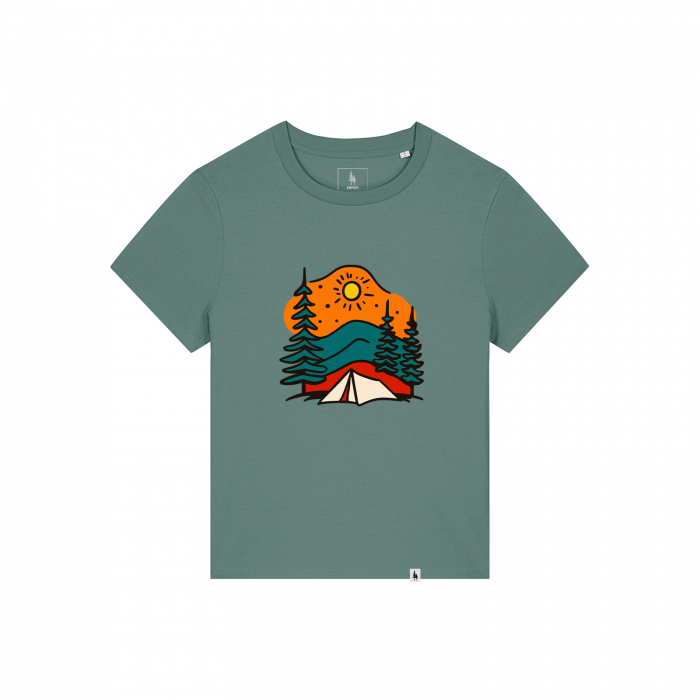 Tricou dama, Camping under the stars