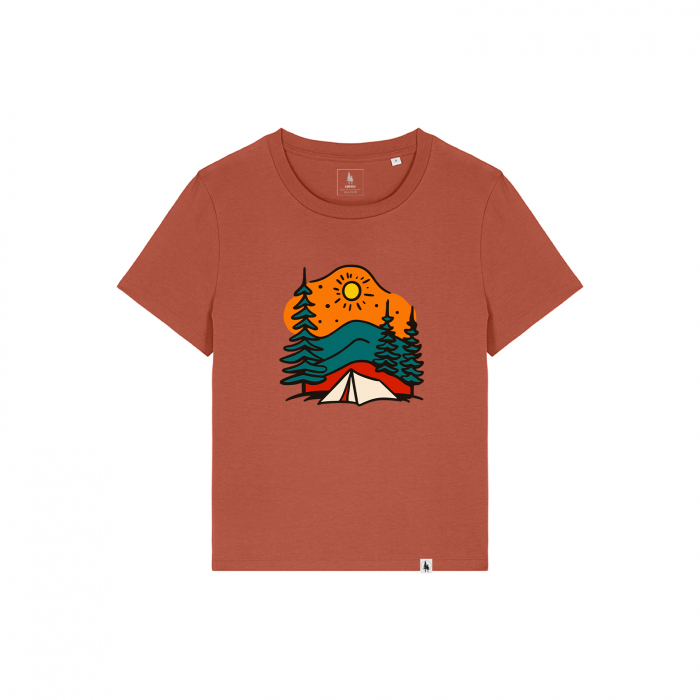 Tricou dama, Camping under the stars