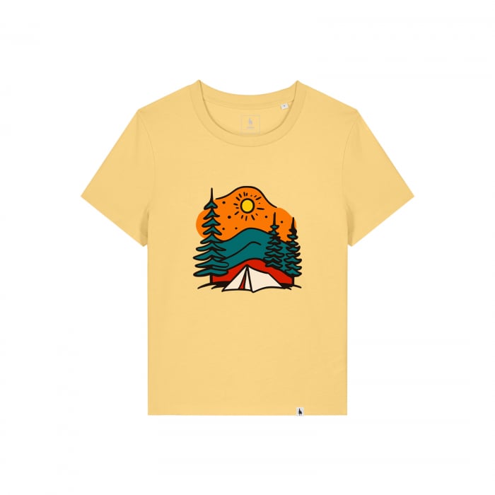 Tricou dama, Camping under the stars