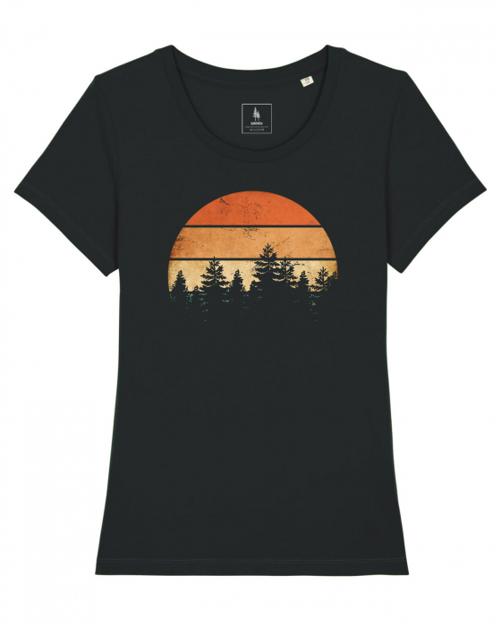Tricou dama - Sunset in the forest [1]