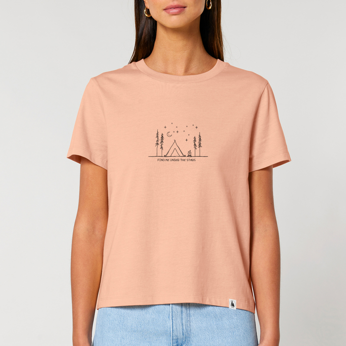 Women's T-shirt, Find me under the stars [2]
