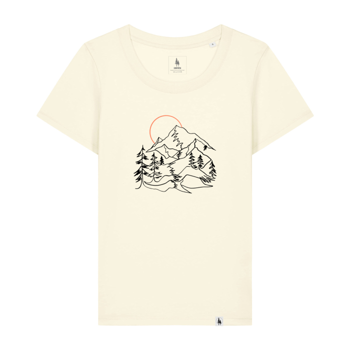 Tricou dama, mid-light, Sunset Peaks, croială slim [1]