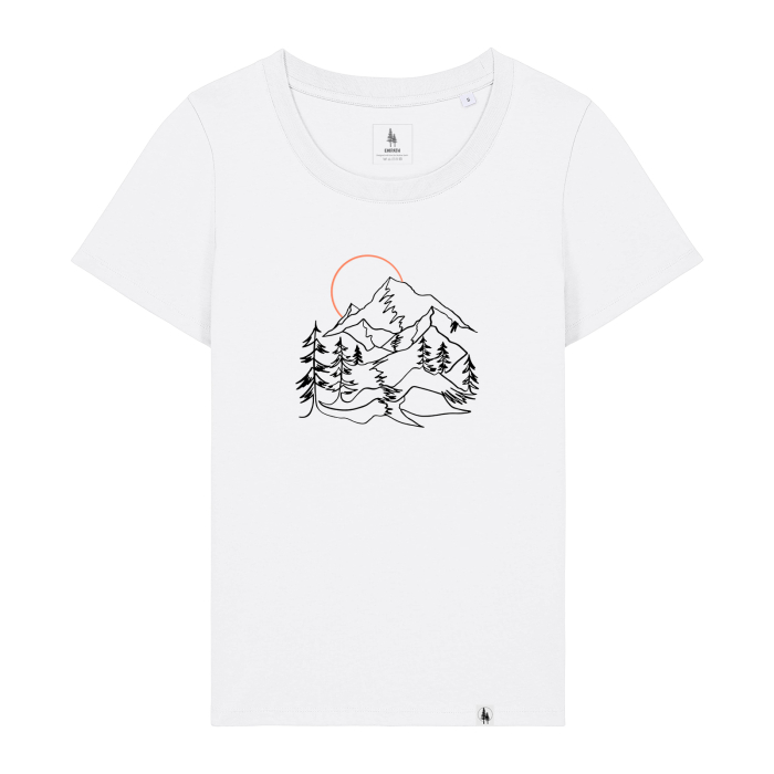 Tricou dama, mid-light, Sunset Peaks, croială slim [1]