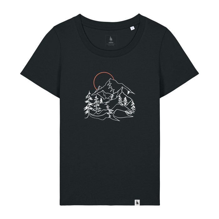 Tricou dama, mid-light, Sunset Peaks, croială slim [1]