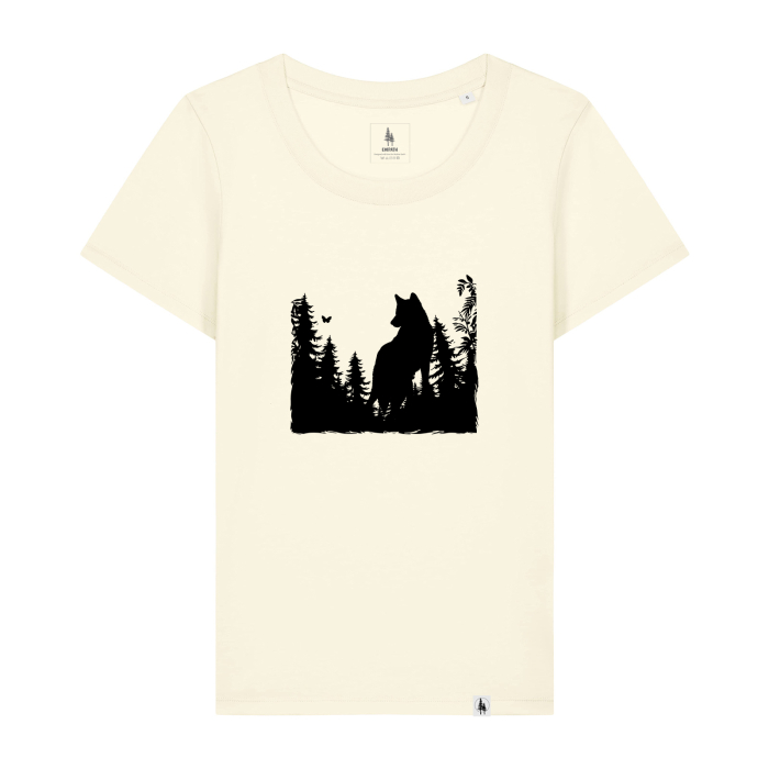 Tricou dama, mid-light, Wolfy, croială slim [1]