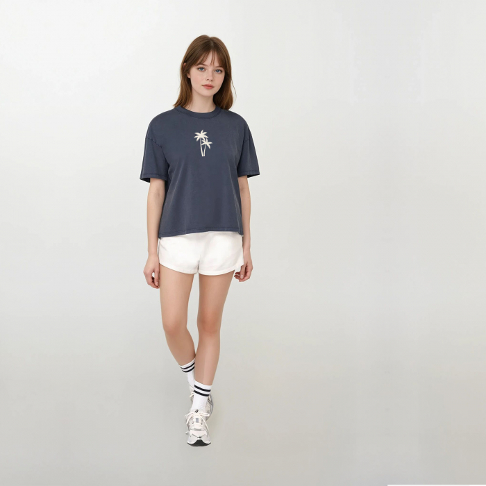 LADIES’ OVERSIZE WASHED EFFECT T-SHIRT [3]