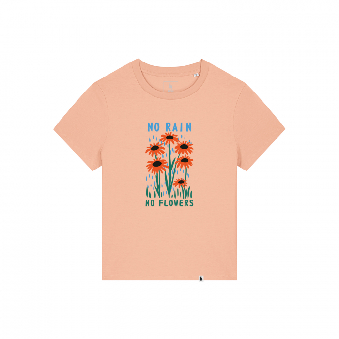 Women's T-shirt, Rain flowers [1]