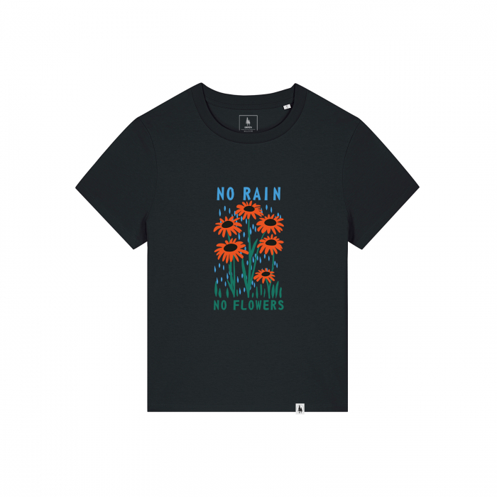 Women's T-shirt, Rain flowers [1]