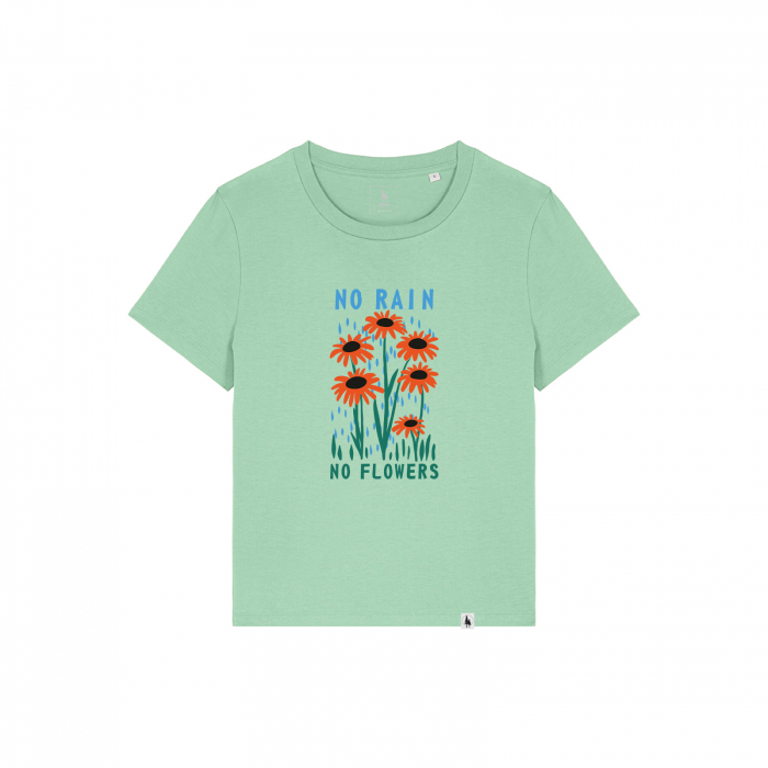 Women's T-shirt, Rain flowers [1]