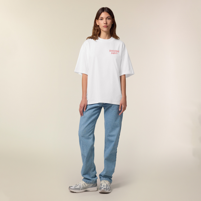 Tricou oversized unisex, Adventure awaits [7]
