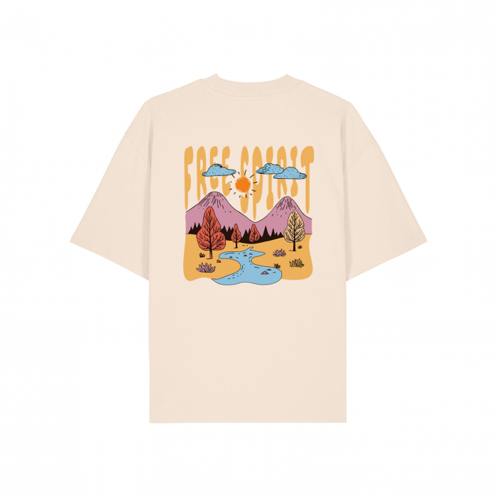 Tricou oversized unisex, Free Spirit [2]
